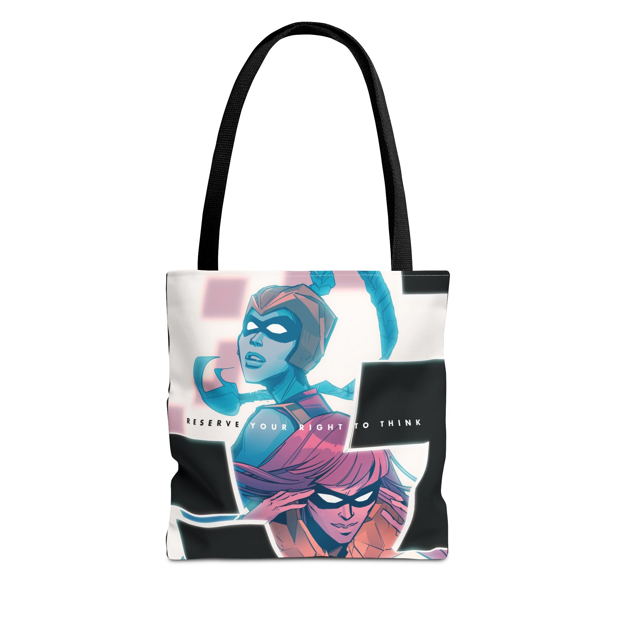 “Reserve Your Right to Think” Small Tote Bag (Annie Wu Art)