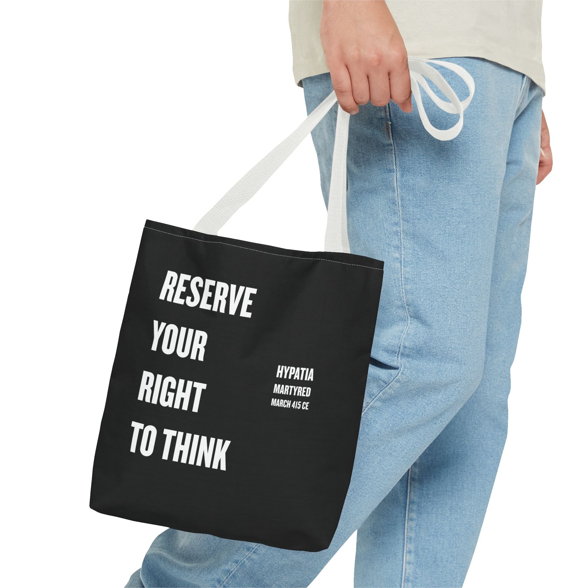 “Reserve Your Right to Think” Small Tote Bag