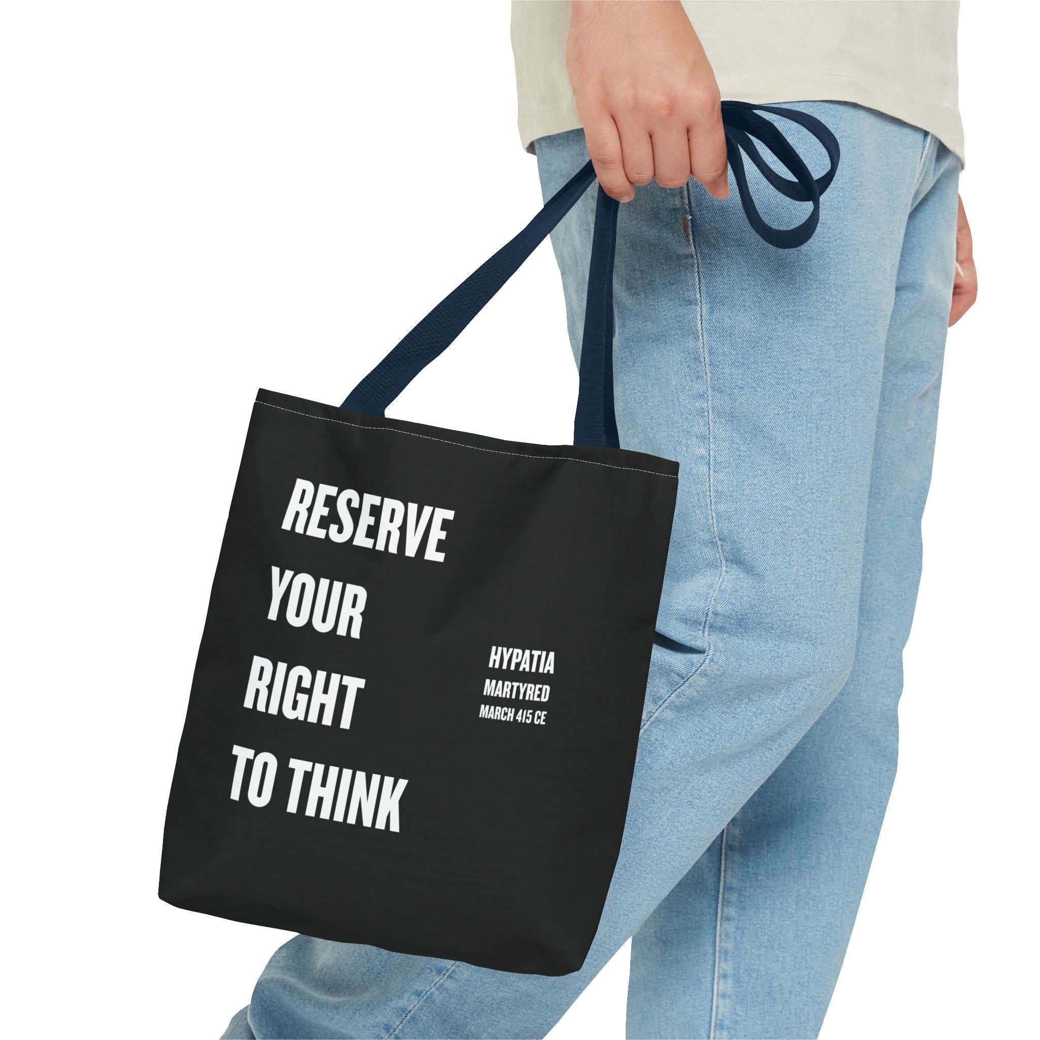 “Reserve Your Right to Think” Small Tote Bag