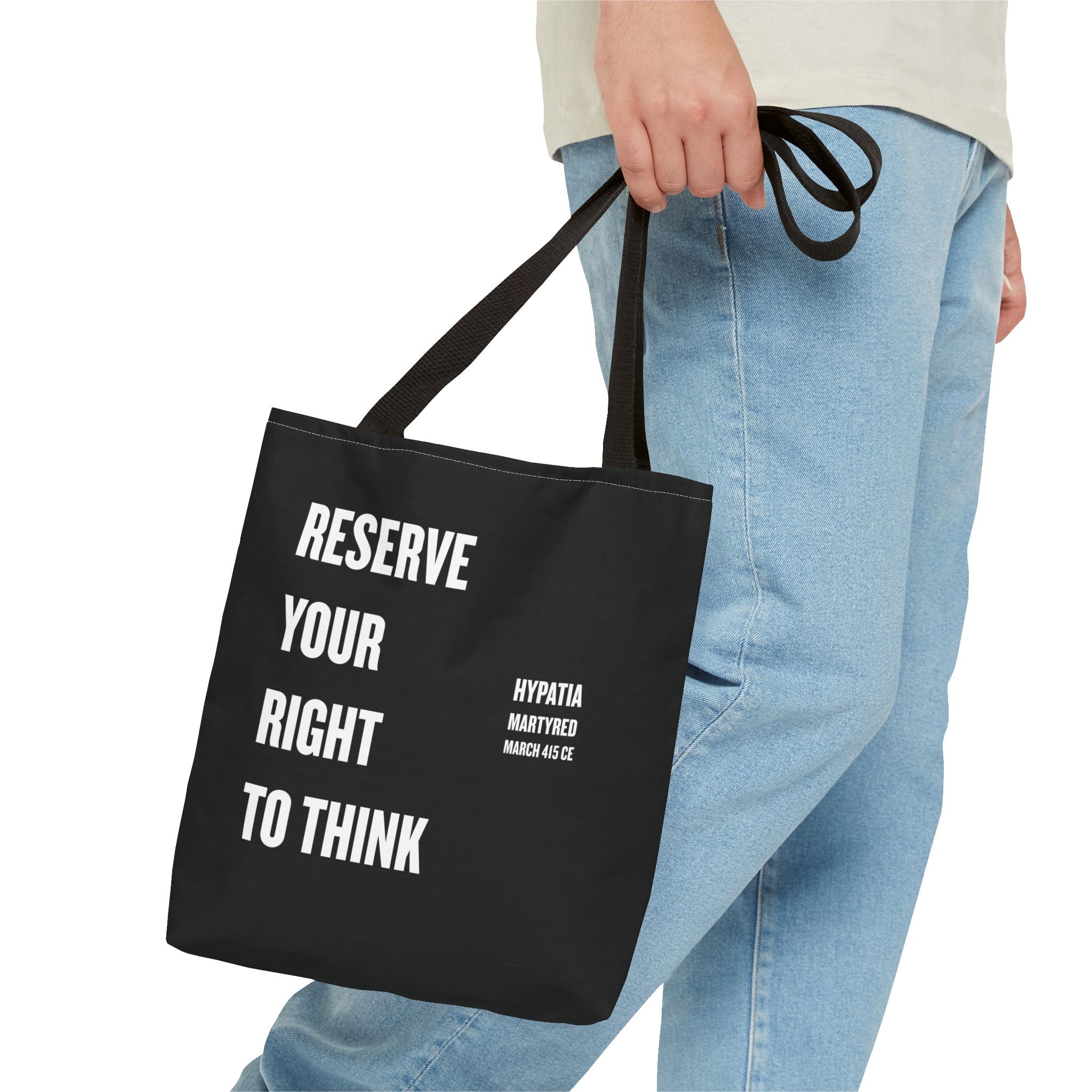 “Reserve Your Right to Think” Small Tote Bag