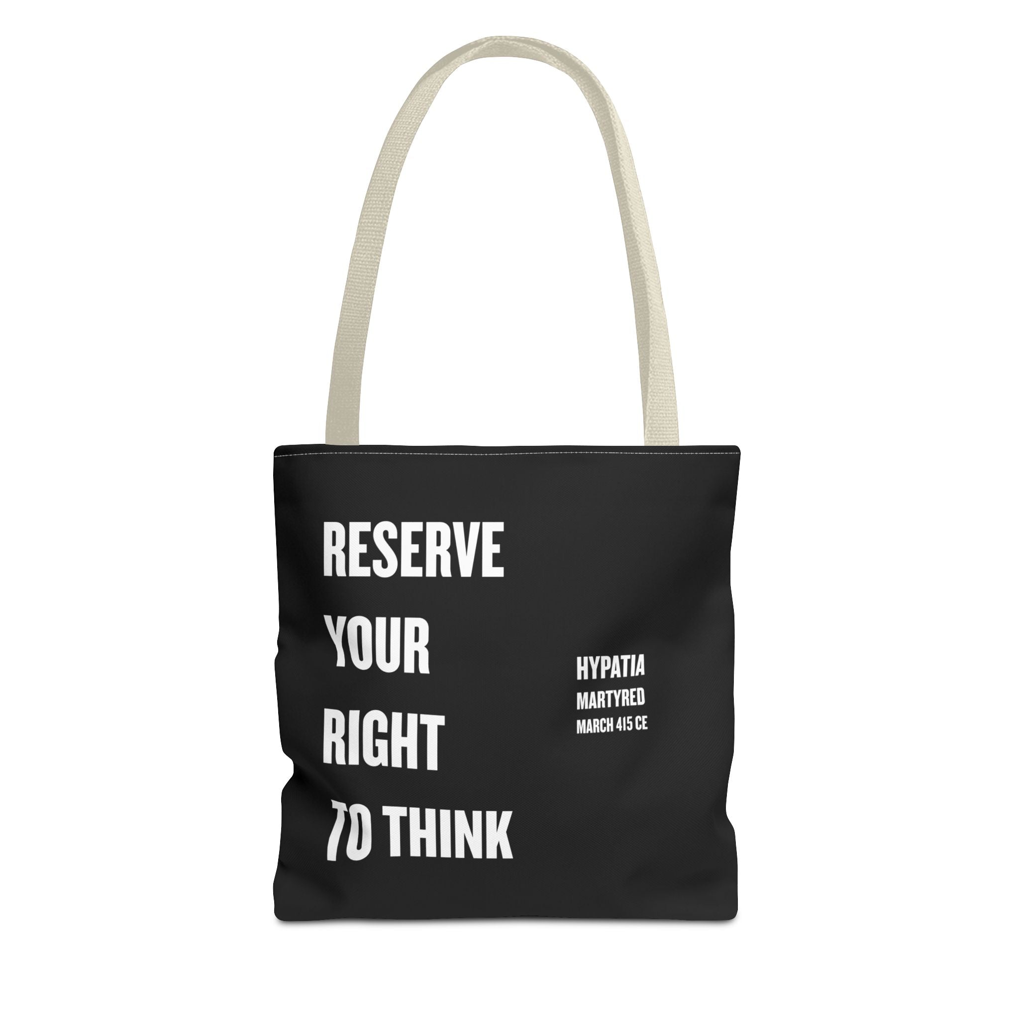 “Reserve Your Right to Think” Small Tote Bag