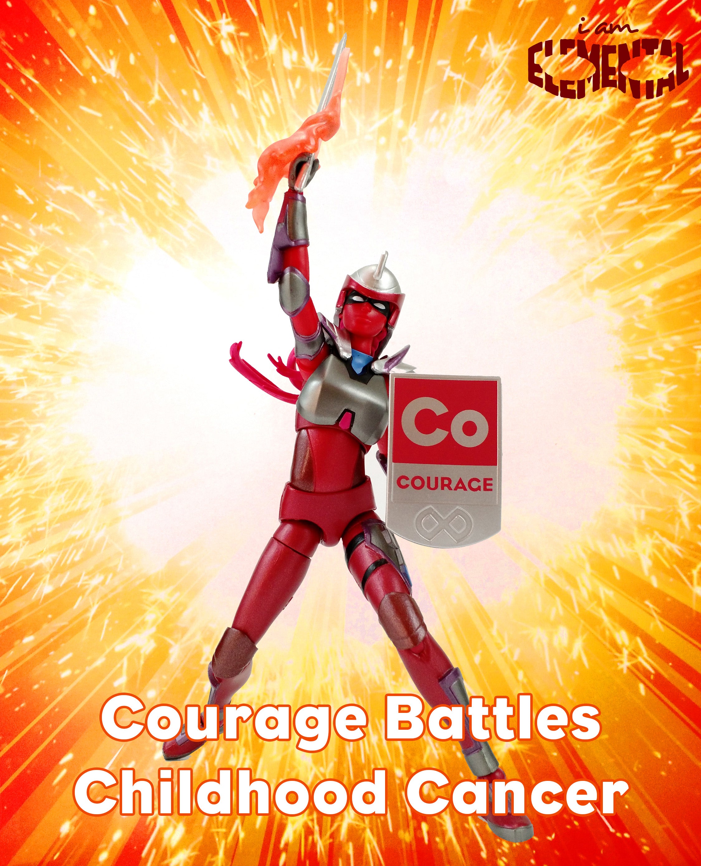 IAmElemental's Female Action Figures Tackle Childhood Cancer