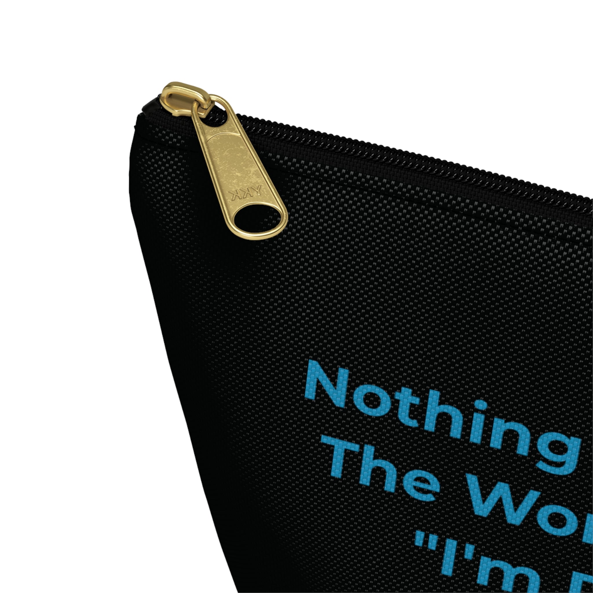 Audrey Hepburn Creativity Inspirational Accessory Pouch - Travel, Makeup, Gift (Black)