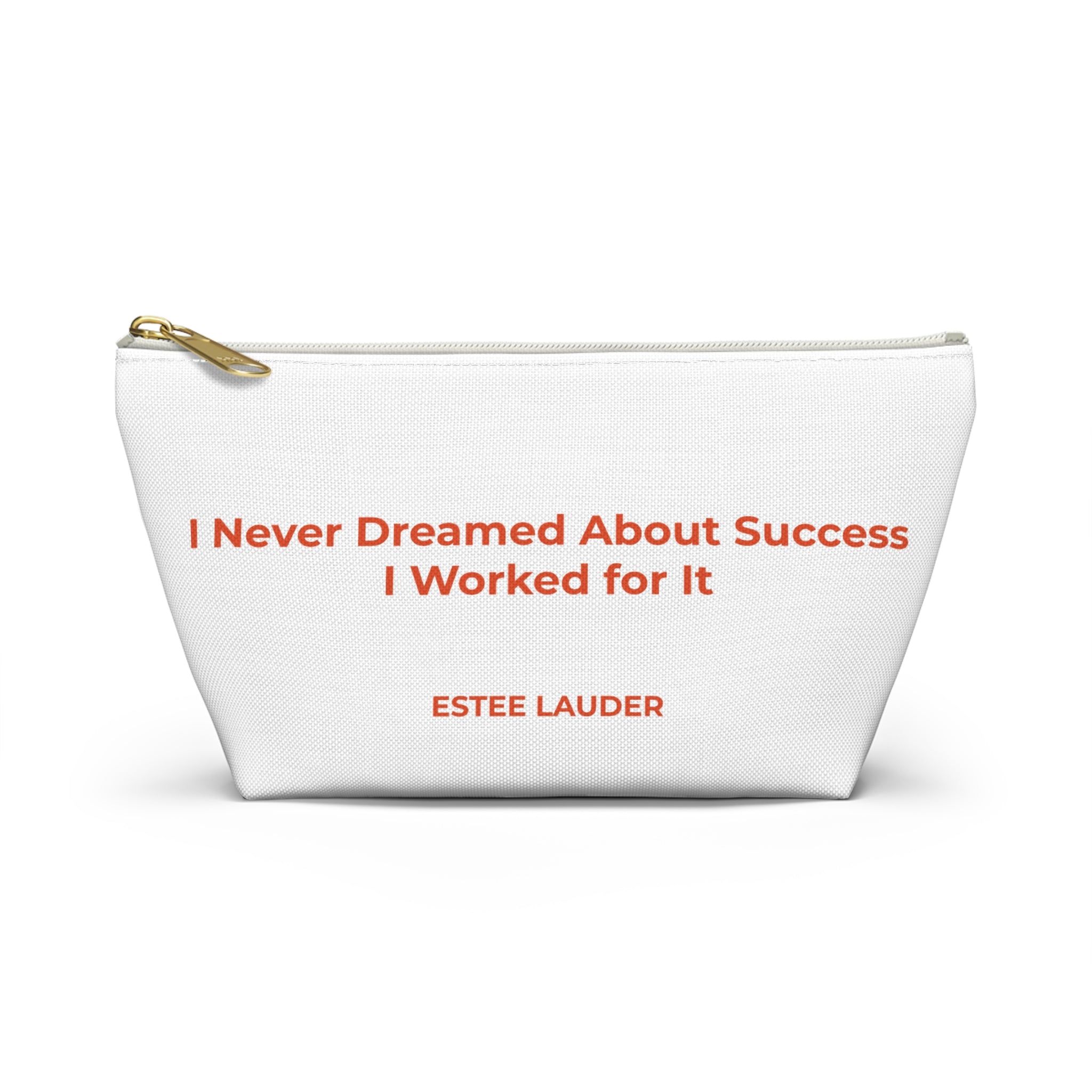 Estee Lauder Industry Inspirational Accessory Pouch - Travel, Makeup, Gift (White)